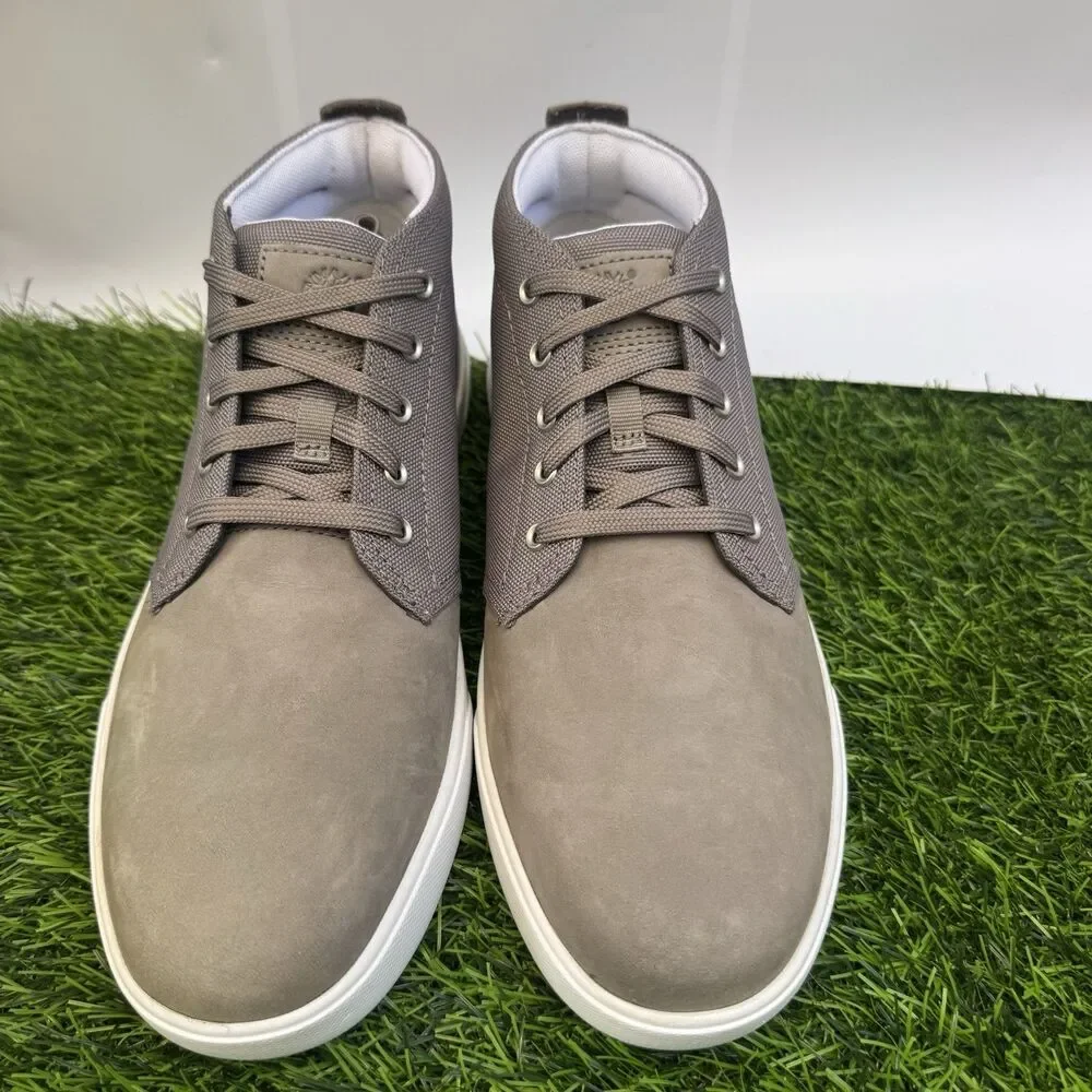 Timberland Groveton Chukka A1GIF Grey Nubuck Men 9.5 US New No Box